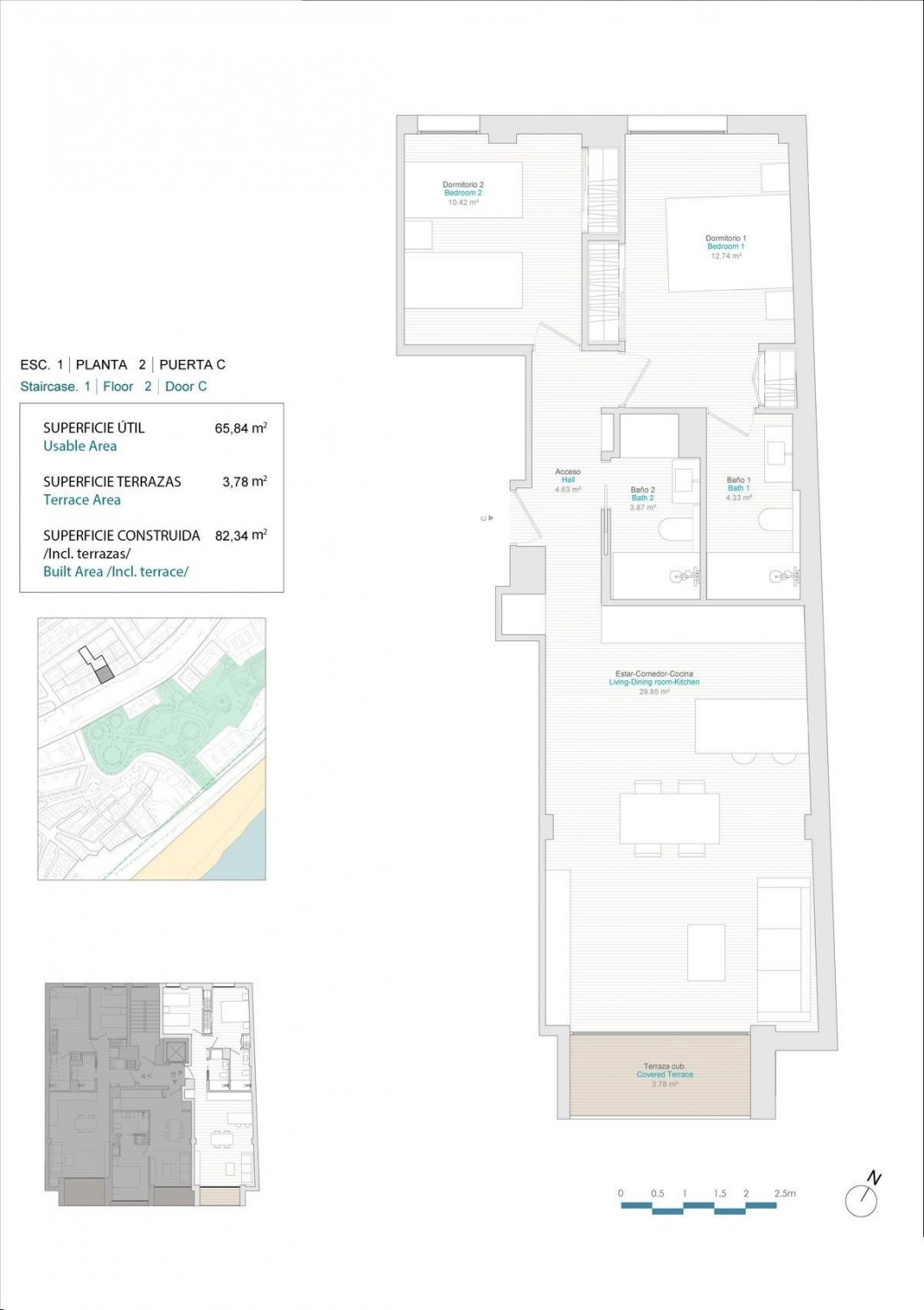 Apartment in Villajoyosa, Alicante, Spain 2 bedrooms, 65 sq.m. No. 103302
