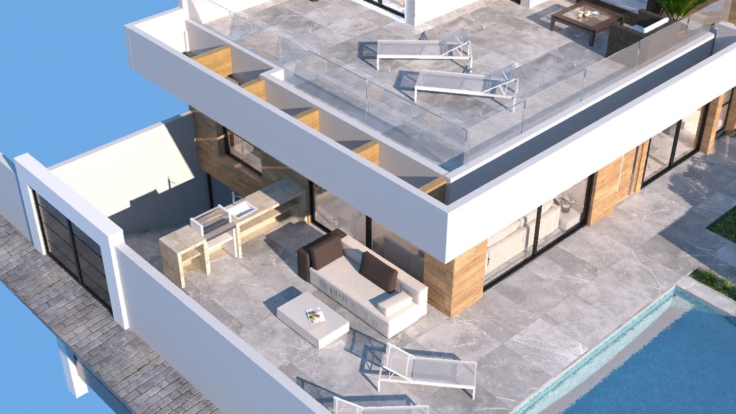 Villa i Ciudad Quesada, Alicante, Spanien 3 sovrum, 335 kvm. Nr. 110629