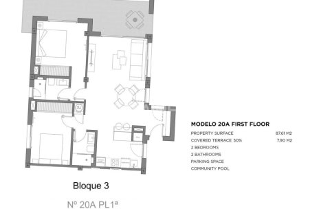 Appartamento in vendita Los Alcazares, Murcia, Spagna 3 camere da letto, 115 mq. N° 139761 - foto 8
