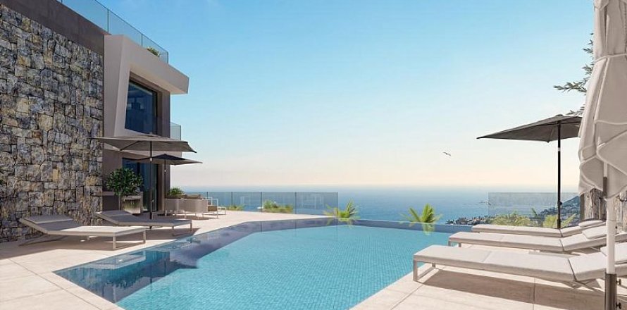 Villa i Calpe, Alicante, Spanien 4 sovrum, 410 kvm. Nr. 136627