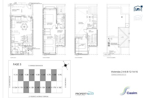 Продажа таухауса в Санта-Розалия, Мурсия, Испания 3 спальни, 83м2 №190215 - фото 21