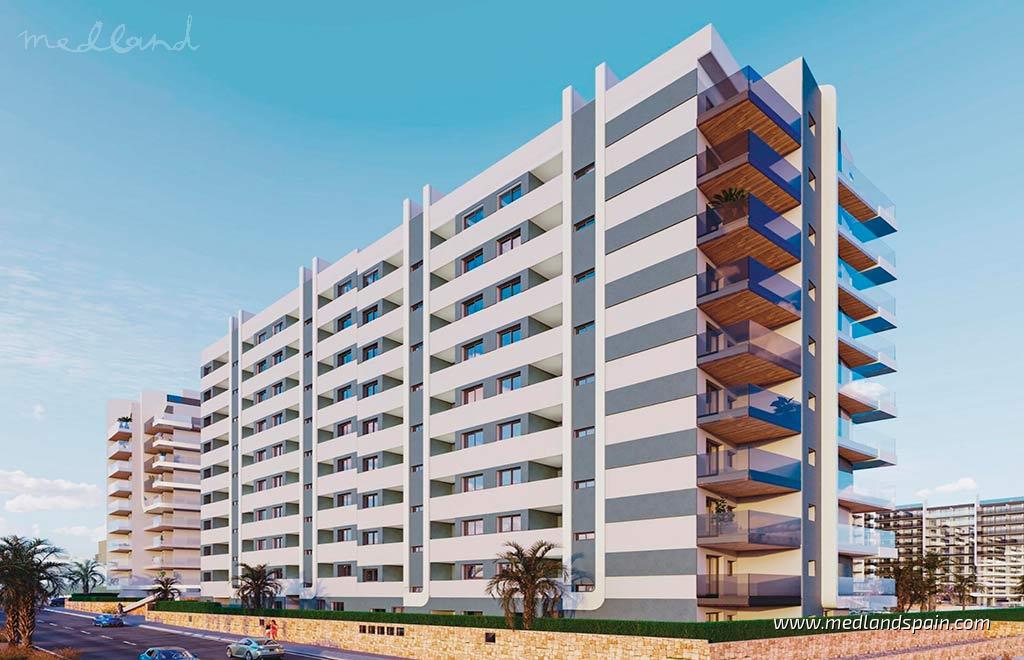 Lägenhet i Punta Prima, Alicante, Spanien 2 sovrum, 71 kvm. Nr. 142854