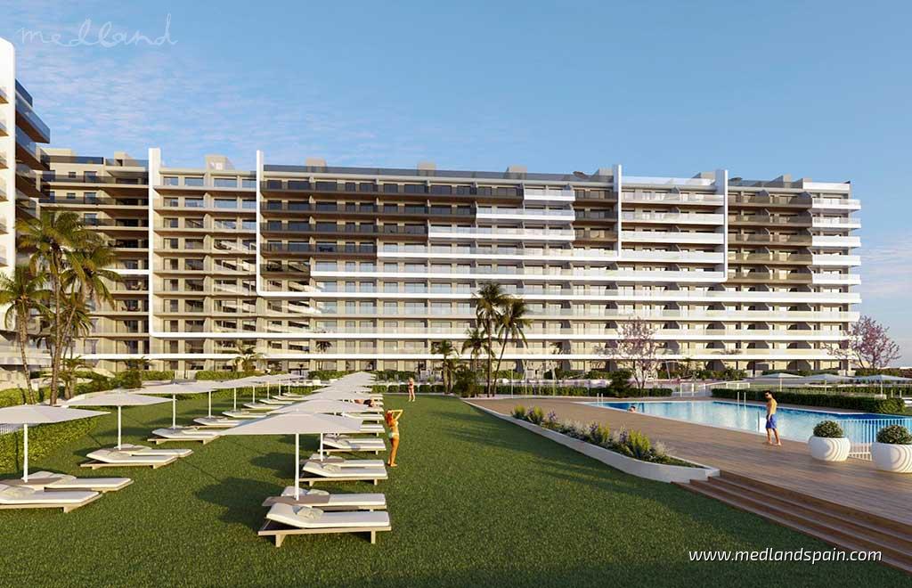 Lägenhet i Punta Prima, Alicante, Spanien 2 sovrum, 71 kvm. Nr. 142854