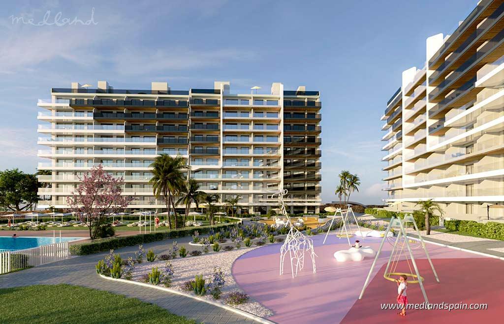 Lägenhet i Punta Prima, Alicante, Spanien 2 sovrum, 71 kvm. Nr. 142854
