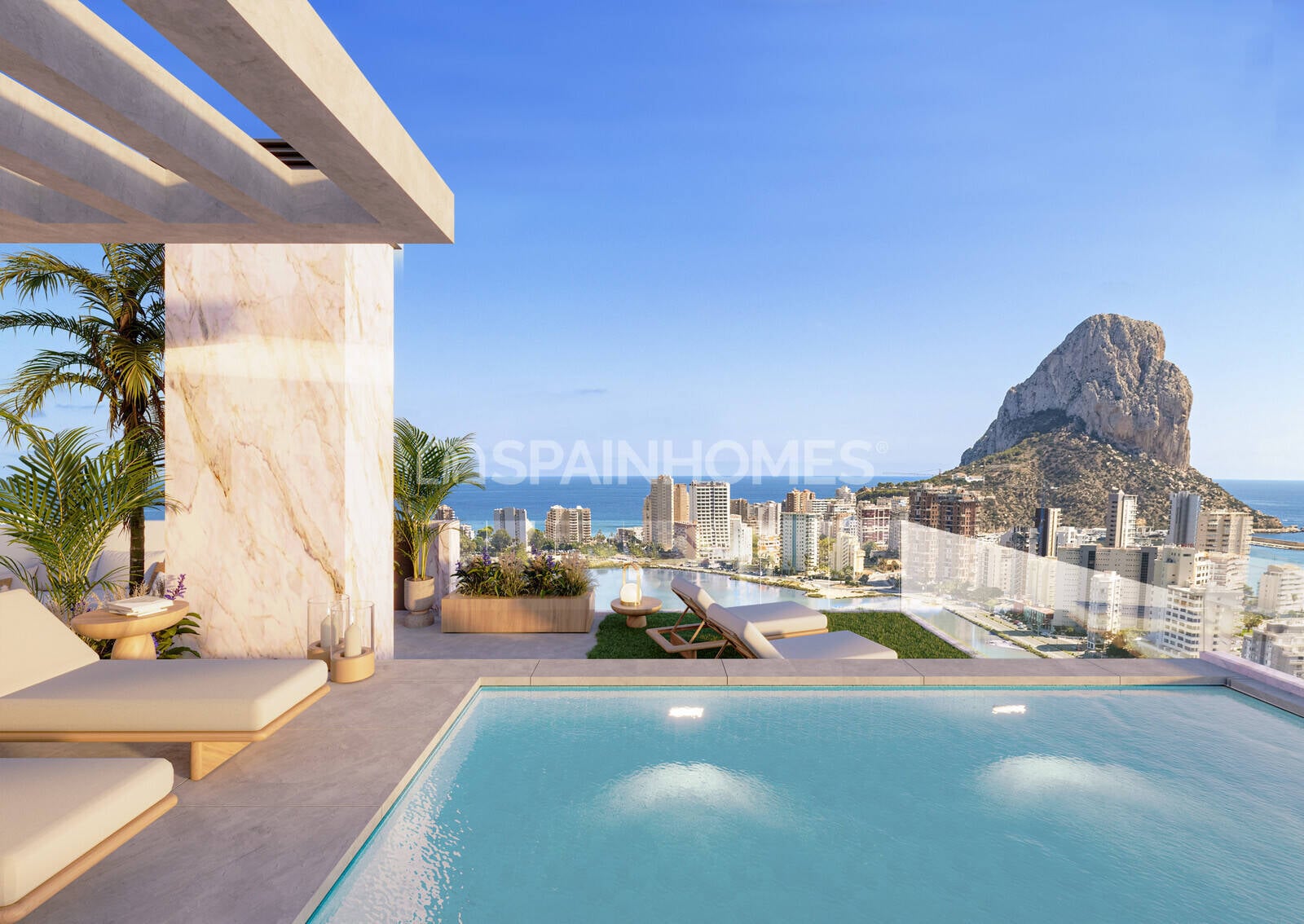 Lägenhet i Calpe, Alicante, Spanien 3 sovrum, 95 kvm. Nr. 161610