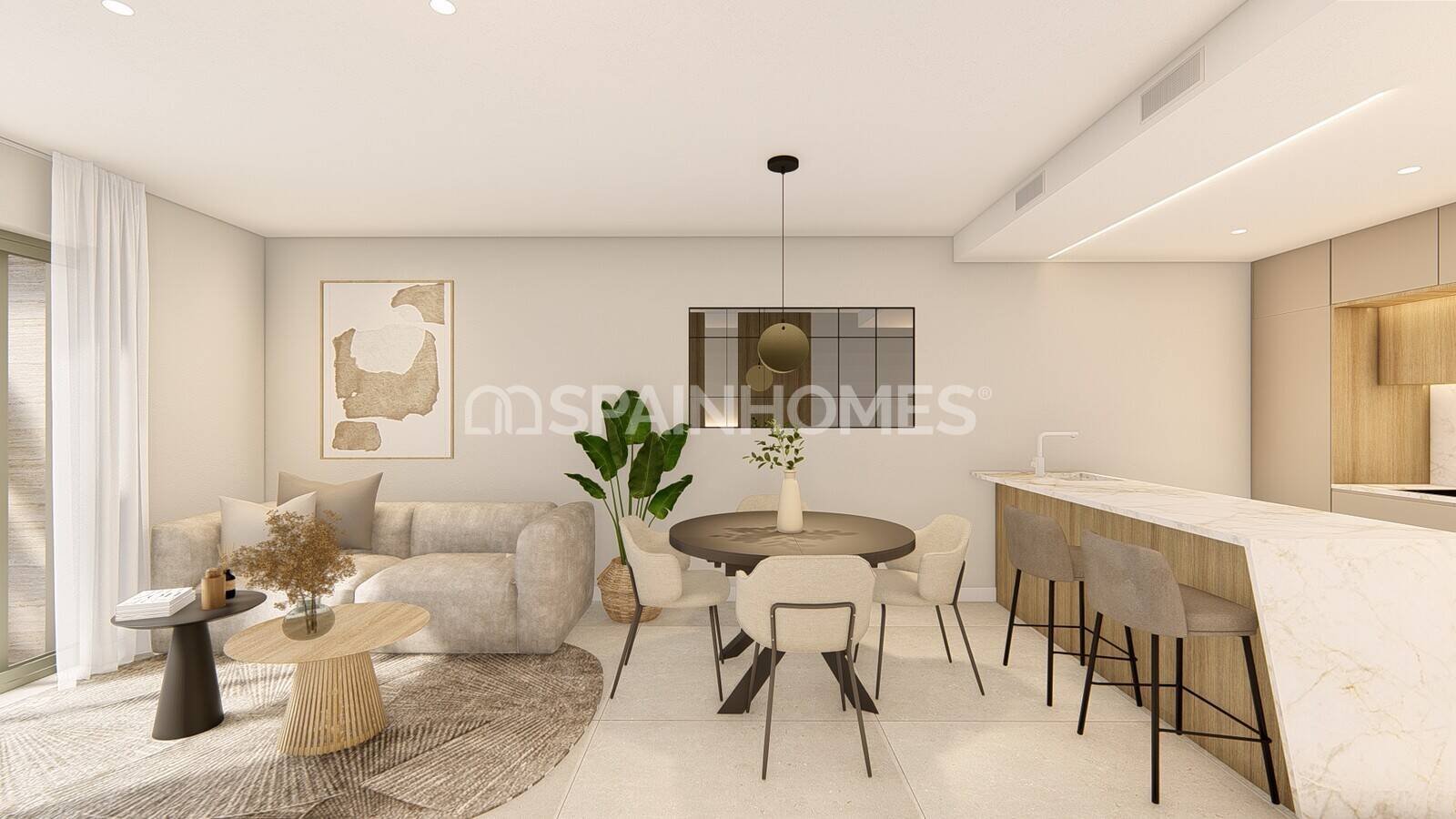 Apartment à Los Alcazares, Murcia, Espagne 2 chambres, 70 m2 No. 161612