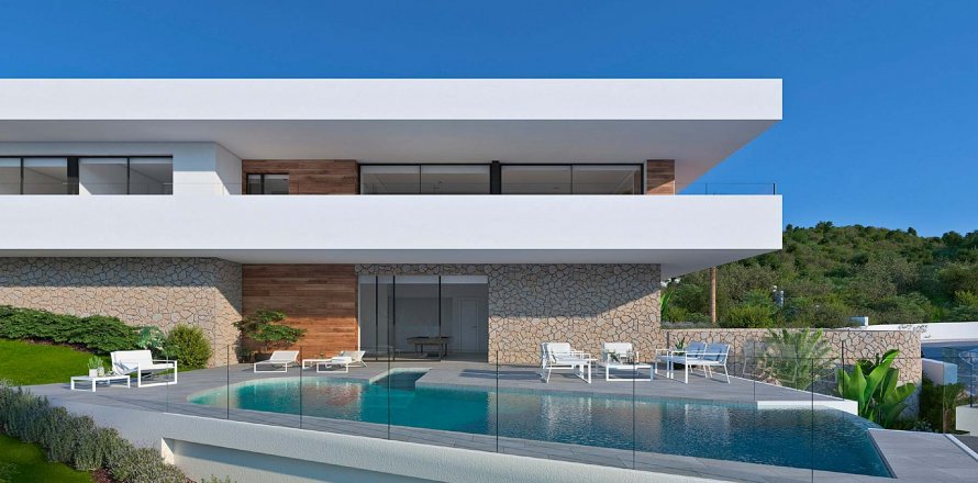 Villa Benitachell, Alicante, Spanien 3 sovrum, 184 kvm. Nr. 76732