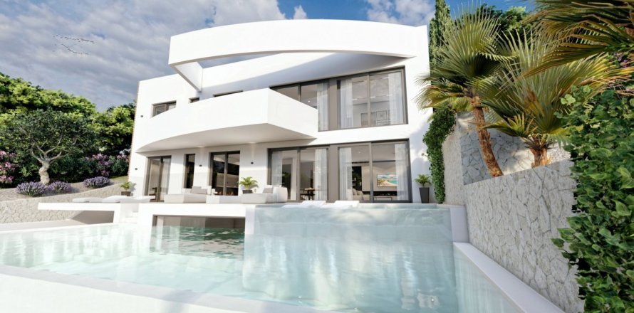 Villa i Altea, Alicante, Spanien 4 sovrum, 500 kvm. Nr. 171635