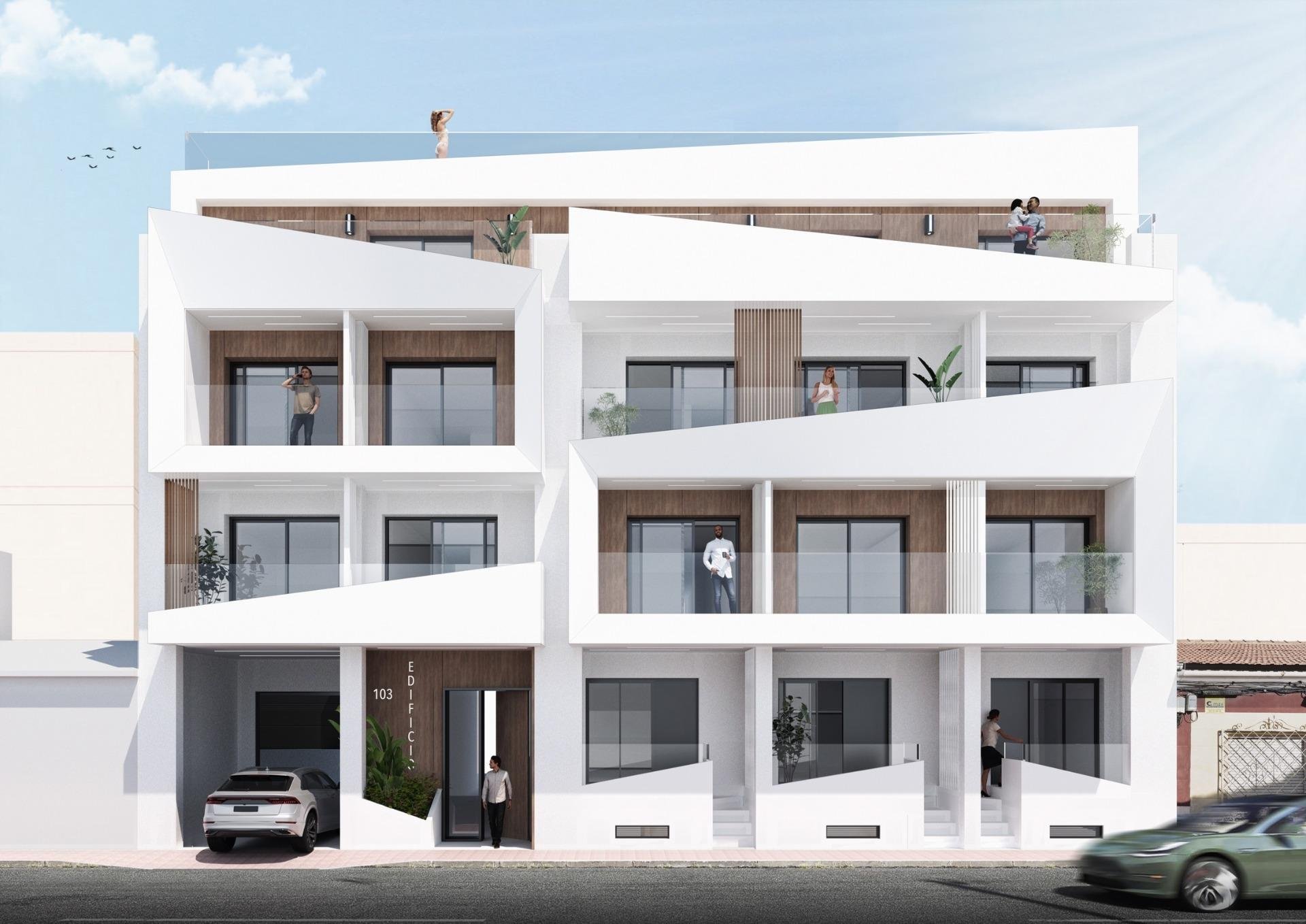 Huoneisto Torrevieja, Alicante, Espanja 2 makuuhuonetta, 74 m2 No. 112799