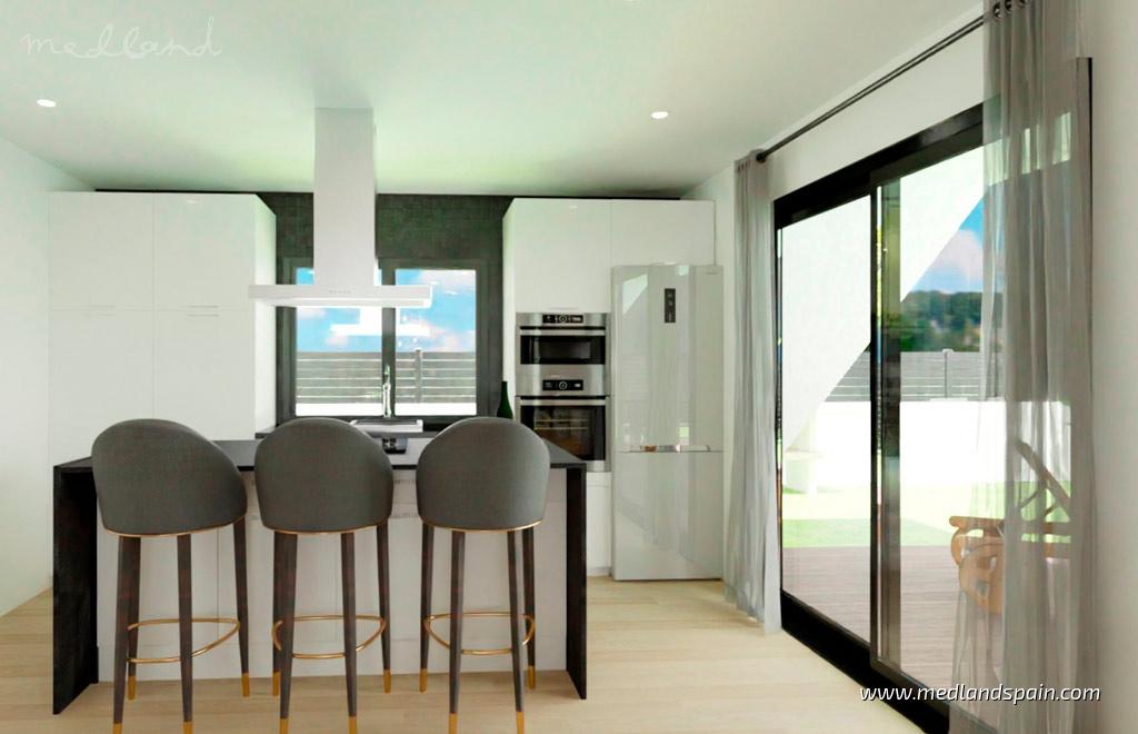 Huvila Hondon De Las Nieves, Alicante, Espanja 3 makuuhuonetta, 128 m2 No. 173444