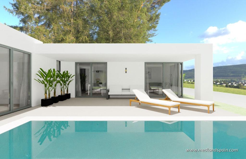 Villa en Aspe, Alicante, España 3 dormitorios, 129 m2 No. 173443