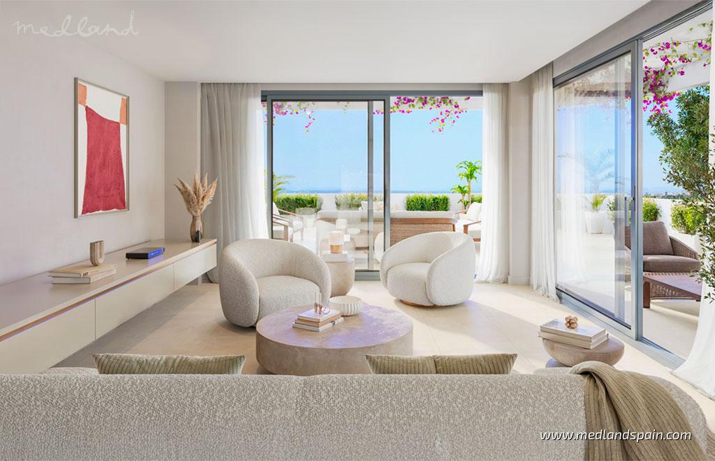 Appartamento a Casares, Malaga, Spagna 3 camere da letto, 154 mq. N° 173445