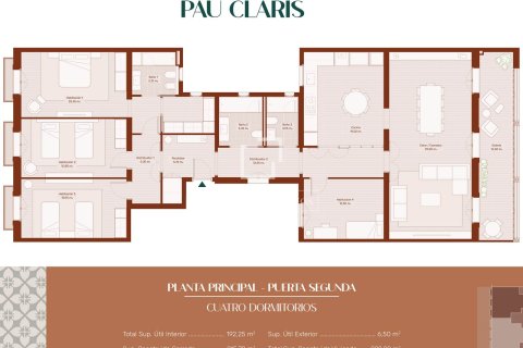 Apartament w Barcelona, Hiszpania 4 sypialnie, 215 mkw. nr 151001 – zdjęcie 11