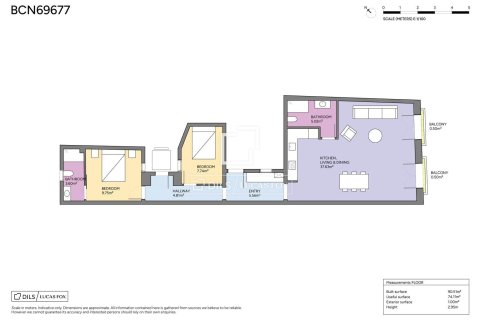 Apartament w Barcelona, Hiszpania 2 sypialnie, 90 mkw. nr 168911 – zdjęcie 30