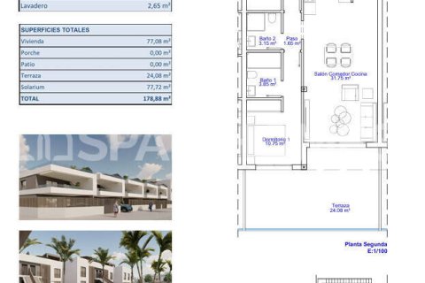 Lägenhet till salu i Pilar de la Horadada, Alicante, Spanien 2 sovrum, 91 kvm. Nr. 161619 - foto 18