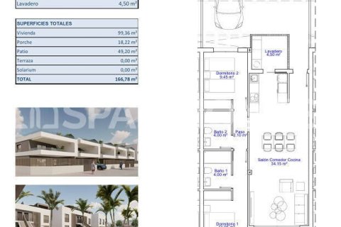 Lägenhet till salu i Pilar de la Horadada, Alicante, Spanien 2 sovrum, 99 kvm. Nr. 161620 - foto 16