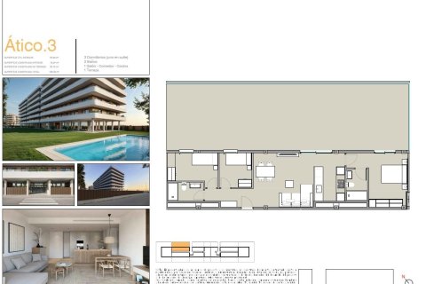 Apartment for sale in Moncofa, Castellon, Spain 3 bedrooms, 79 sq.m. No. 180979 - photo 11