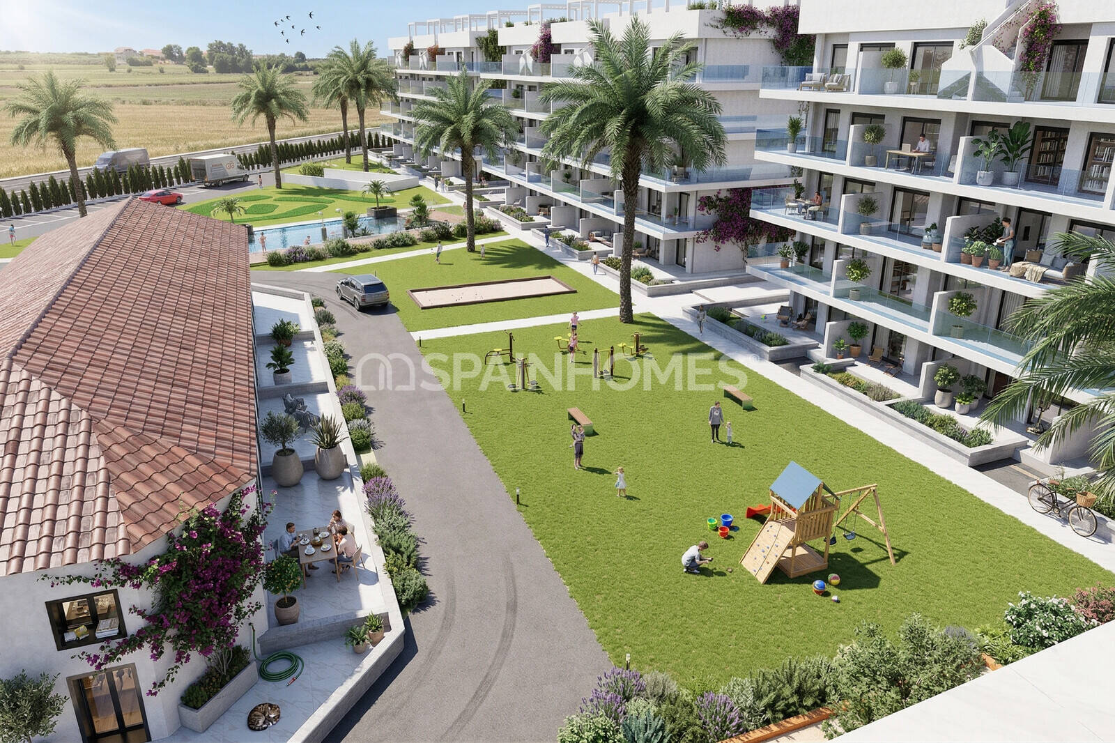 Apartament w Guardamar del Segura, Alicante, Hiszpania 2 sypialnie, 65 mkw. nr 166855