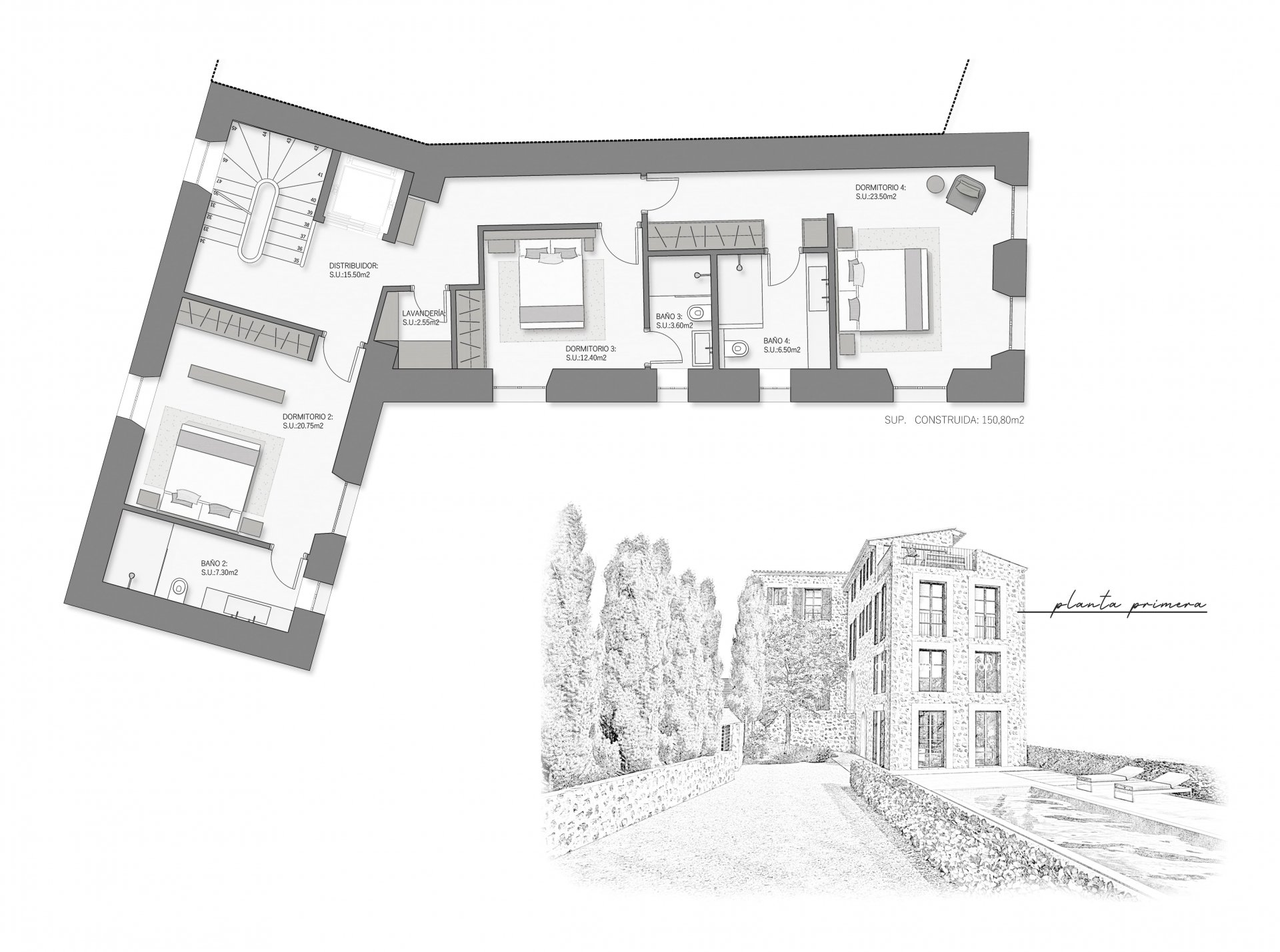Finca in Soller, Mallorca, Spain 5 bedrooms, 600 sq.m. No. 66926