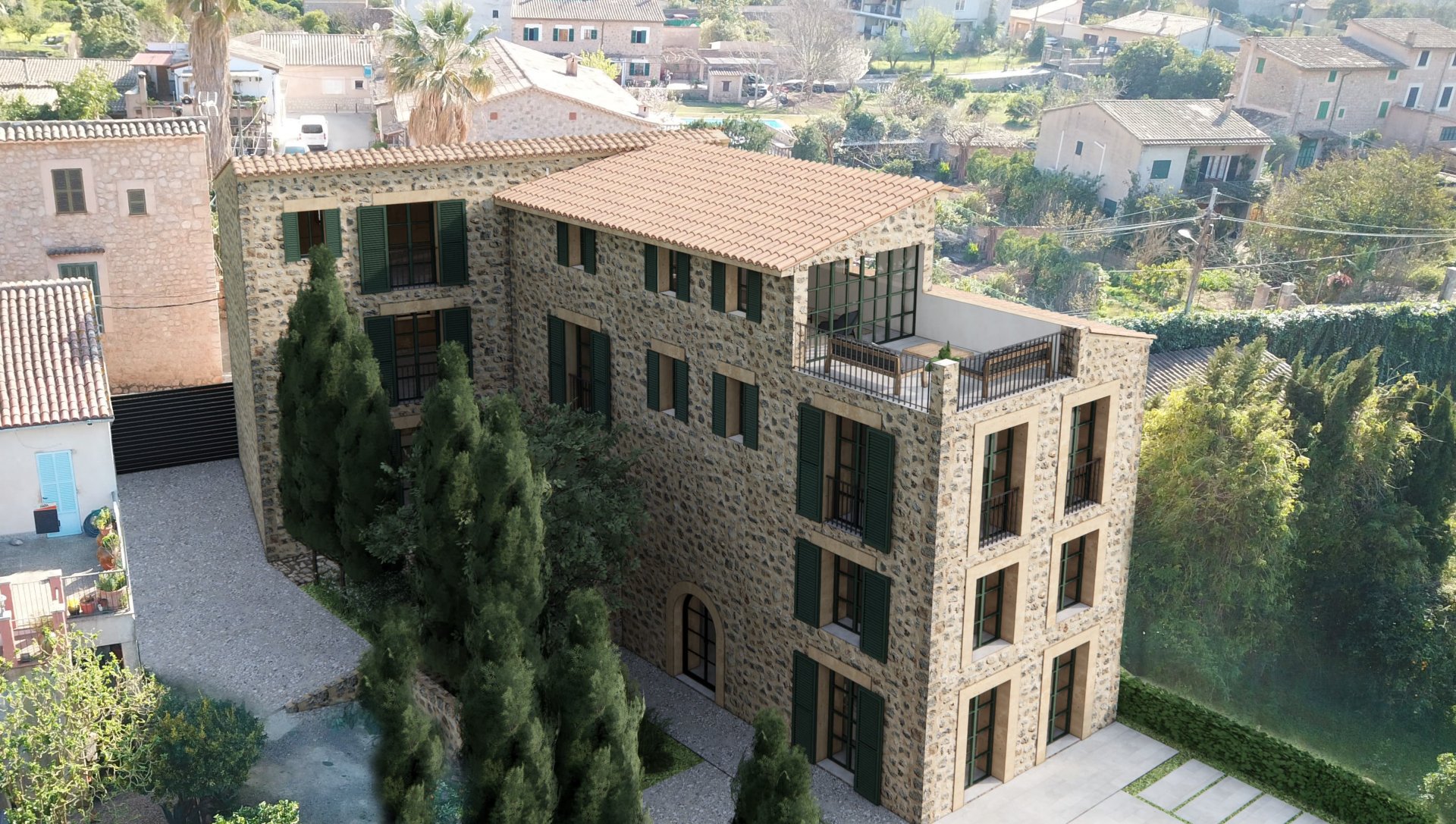 Finca i Soller, Mallorca, Spanien 5 sovrum, 600 kvm. Nr. 66925
