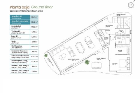 Villa en venta en Orihuela, Alicante, España 4 dormitorios, 115 m2 No. 166096 - foto 10