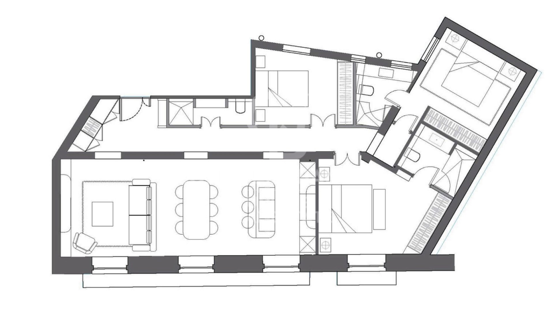 Dzīvoklis Madrid, Spānijā 3 istabas, 140 m2 Nr. 157301