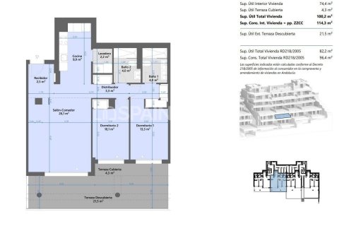 Dzīvoklis pārdošanā Marbella, Malaga, Spānijā 2 istabas, 93 m2 Nr. 164656 - attēls 18