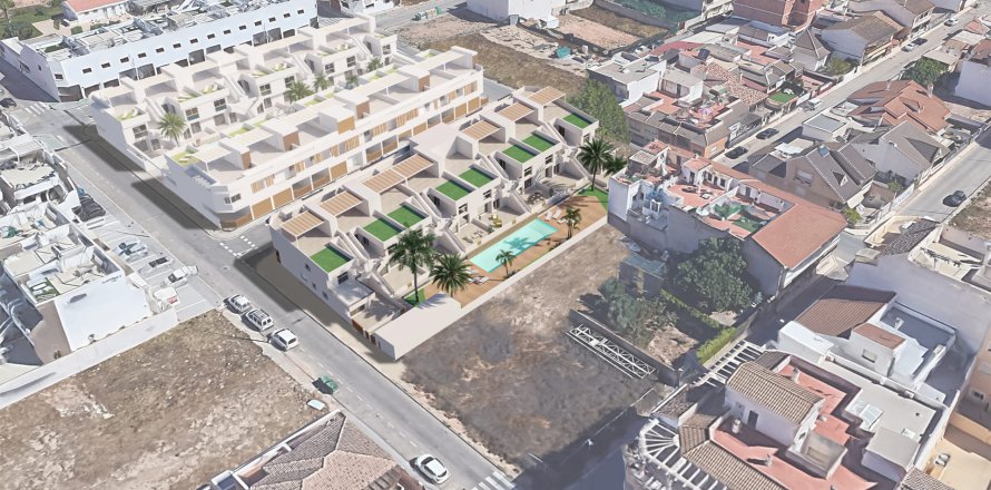 Bungalo Pilar de la Horadada, Alicante, Spānijā 3 istabas, 118 m2 Nr. 164061