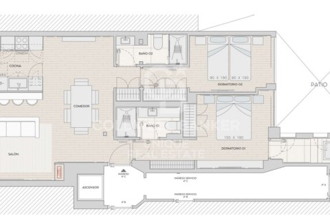 Appartamento in vendita a Madrid, Spagna 2 camere da letto, 89 mq. N° 158383 - foto 19