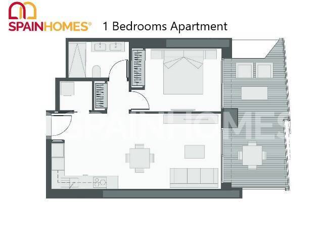 Apartament w Benidorm, Alicante, Hiszpania 3 sypialnie, 107 mkw. nr 70766