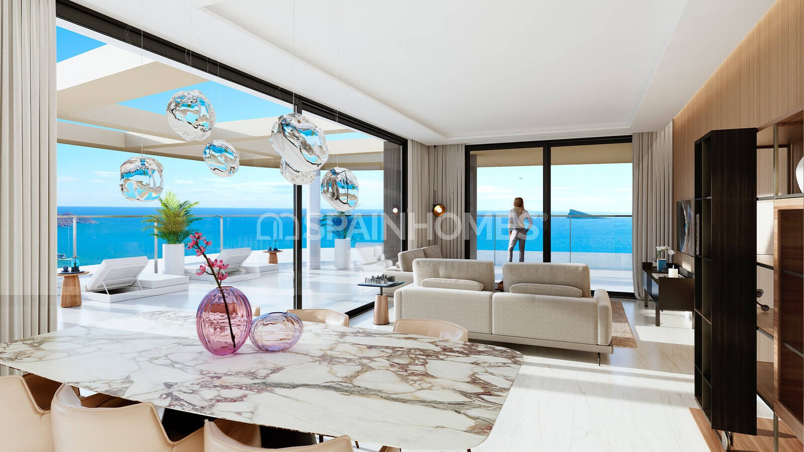 Lägenhet i Benidorm, Alicante, Spanien 2 sovrum, 87 kvm. Nr. 70765