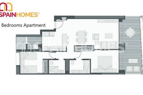 Apartamento en venta Benidorm, Alicante, España 2 dormitorios, 86 m2 No. 70765 - foto 16