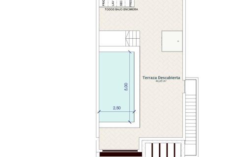 Bungalowi myytävänä Vistabella, Alicante, Espanja, 3 makuuhuonetta, 92 m2 No. 194211 - kuva 5