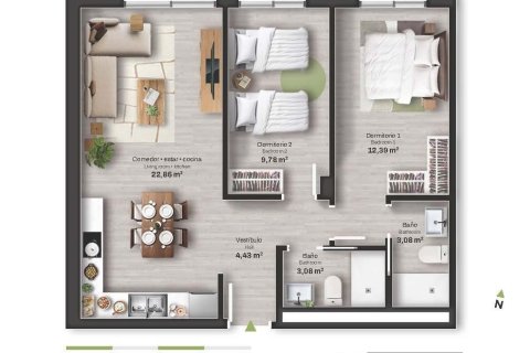 Apartament w Mojacar, Almeria, Hiszpania 2 sypialnie, 82 mkw. nr 194206 – zdjęcie 11