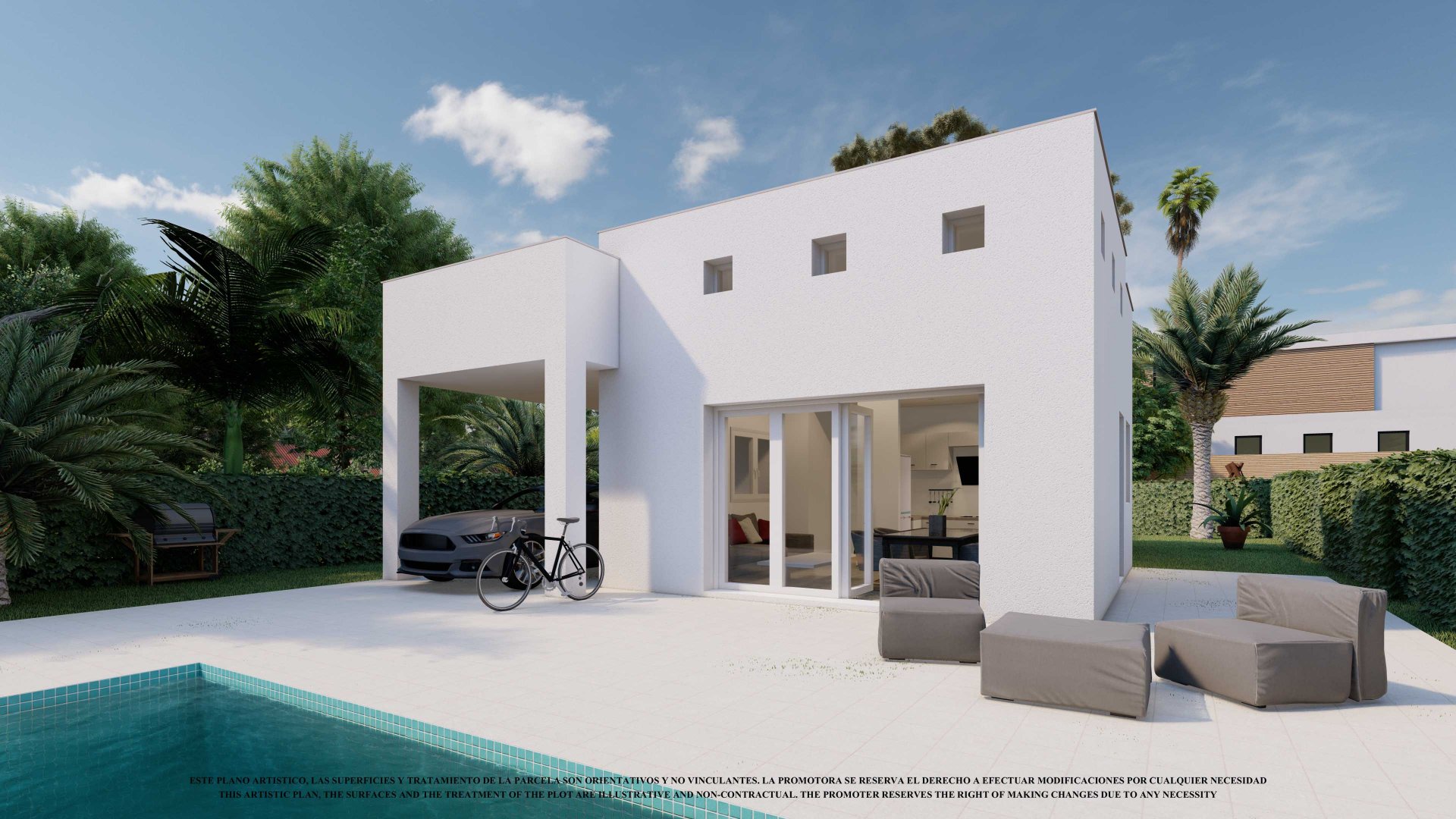 Villa i Los Alcazares, Murcia, Spanien 3 sovrum, 100 kvm. Nr. 119862