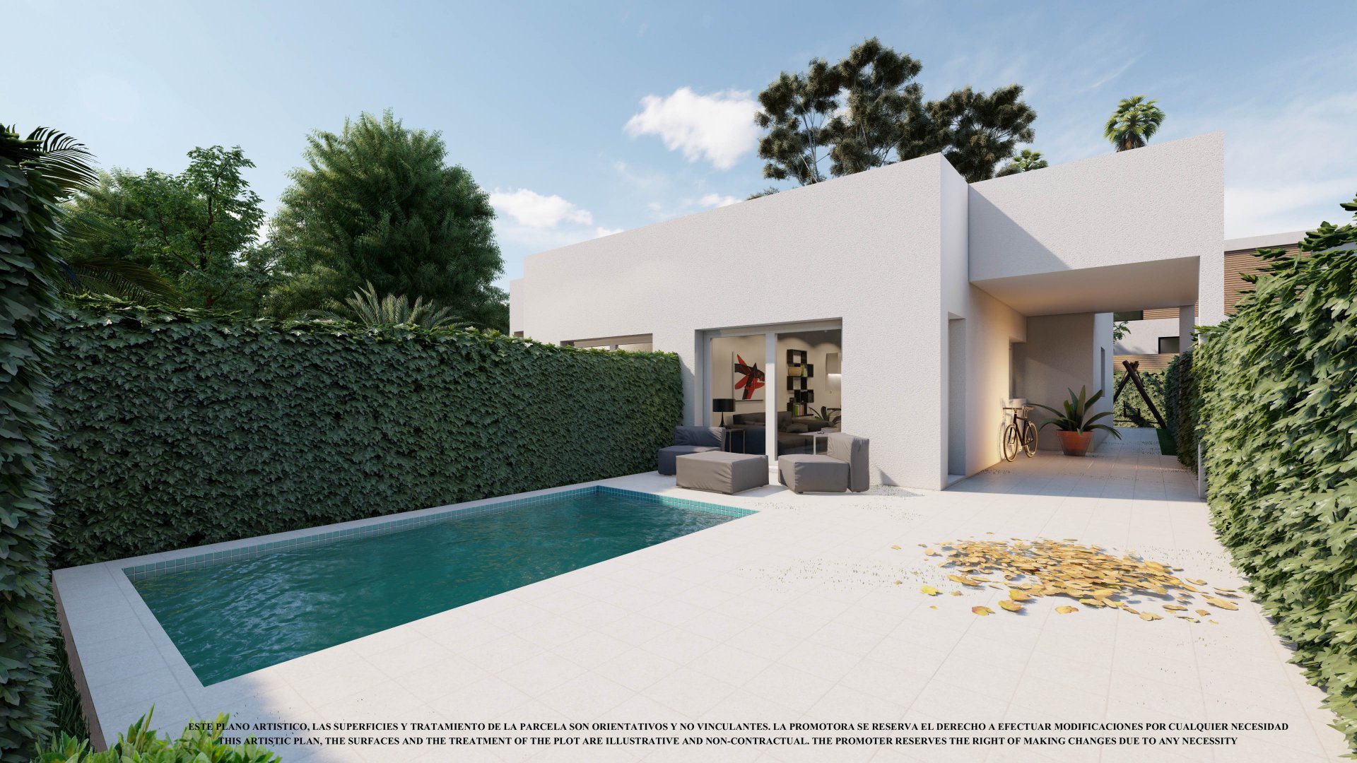Villa i Los Alcazares, Murcia, Spanien 3 sovrum, 100 kvm. Nr. 119862