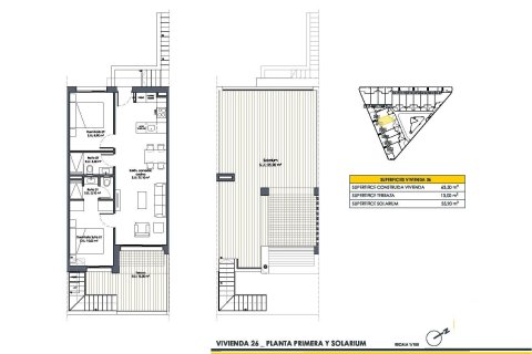 Bungalow till salu i San Fulgencio, Alicante, Spanien 2 sovrum, 63 kvm. Nr. 141863 - foto 17