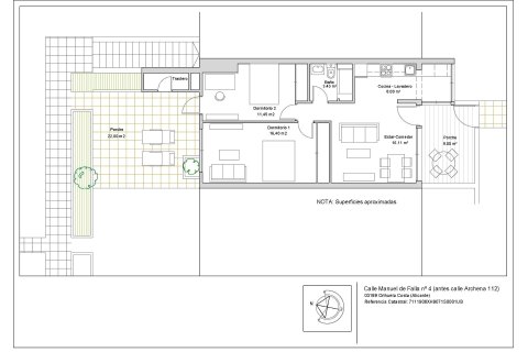 Bungalow till salu i Villamartin, Alicante, Spanien 2 sovrum, 86 kvm. Nr. 161687 - foto 24