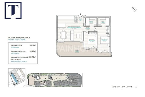 Продажа квартиры в Вильяхойоса, Аликанте, Испания 1 спальня, 46м2 №149768 - фото 15
