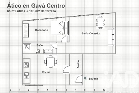 Penthouse w Gava, Barcelona, Hiszpania 1 sypialnia, 133 mkw. nr 152818 – zdjęcie 18