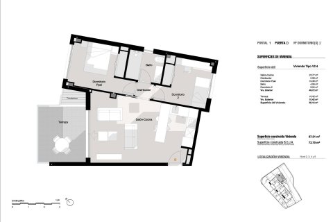 Apartamento en venta en Estepona, Málaga, España 2 dormitorios, 72 m2 No. 169391 - foto 5