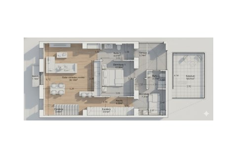 Dzīvoklis pārdošanā Alicante, Spānijā 2 istabas,  Nr. 140457 - attēls 15