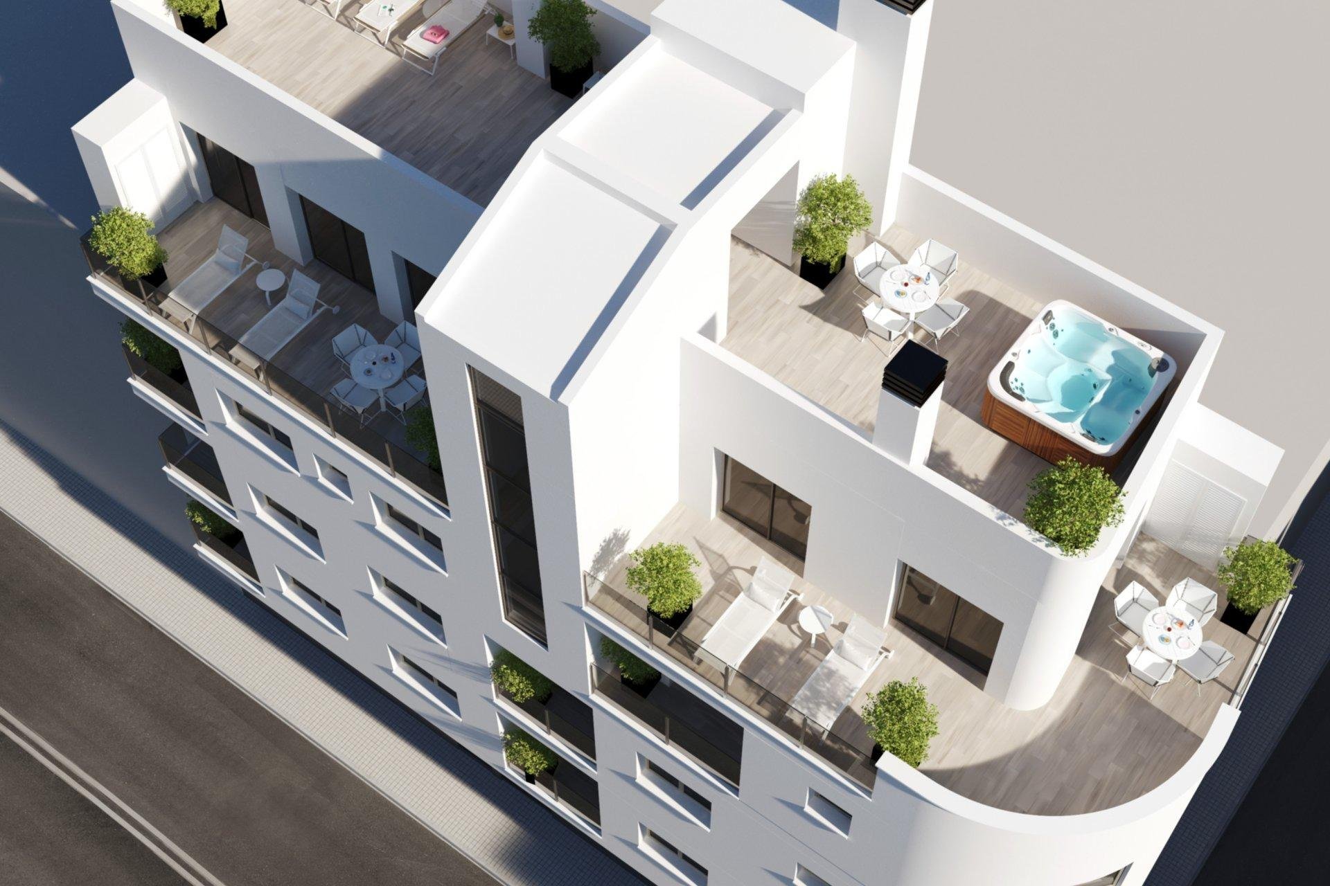 Apartment à Torrevieja, Alicante, Espagne 1 chambre, 52 m2 No. 184288