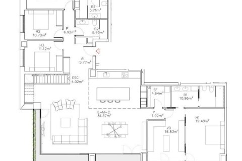 Paritalo myytävänä Principado De Andorra (Ninguna Poblacion Tiene C.P.), Lleida, Espanja, 4 makuuhuonetta, 241 m2 No. 156958 - kuva 18