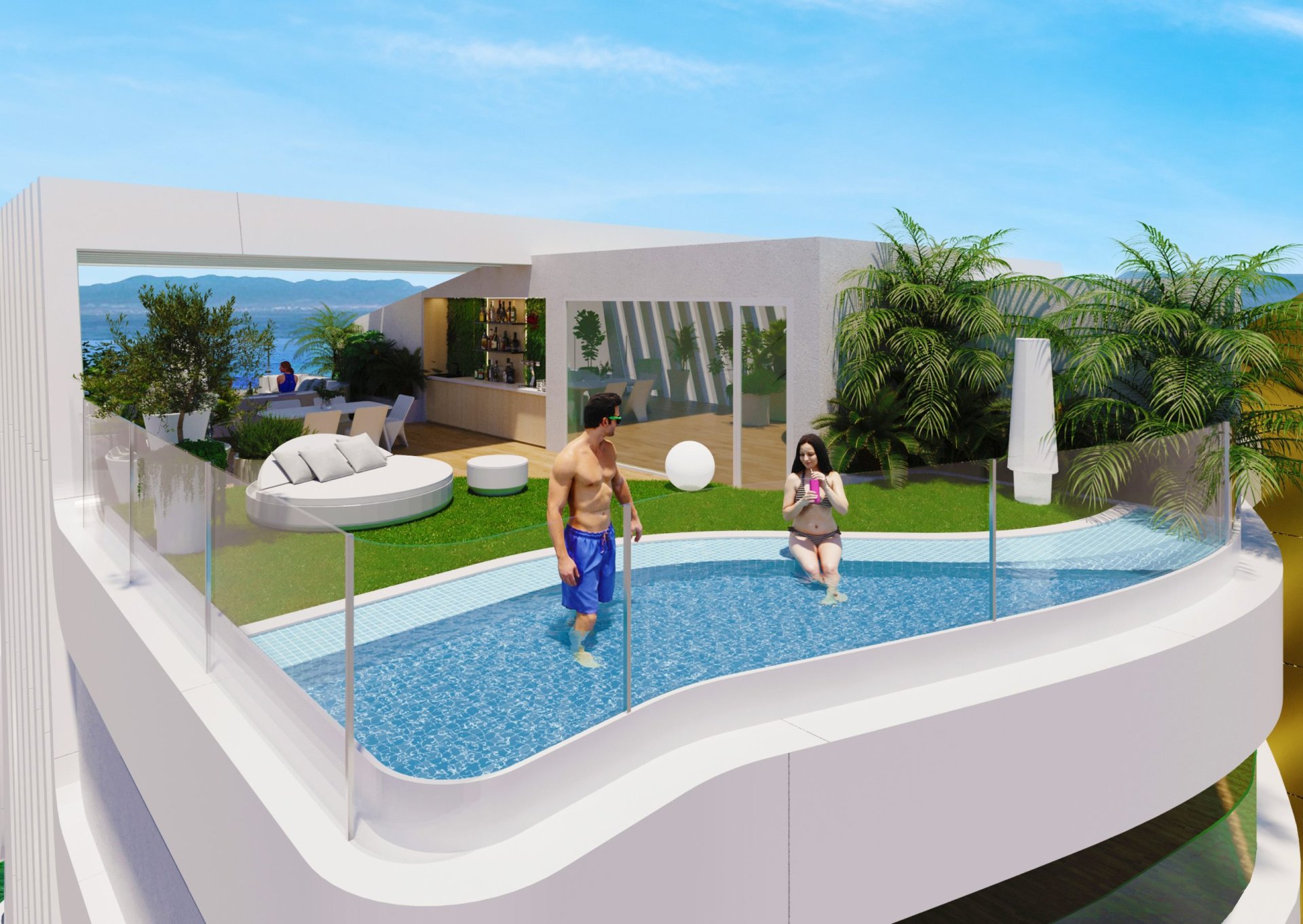 Apartment à La Manga del Mar Menor, Murcia, Espagne 3 chambres, 122 m2 No. 136525