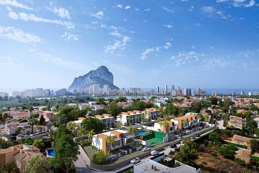 Radhus i Calpe, Alicante, Spanien 3 sovrum, 140 kvm. Nr. 103402