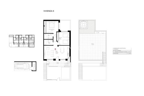 Kattohuoneisto myytävänä San Pedro del Pinatar, Murcia, Espanja, 2 makuuhuonetta, 84 m2 No. 161601 - kuva 12
