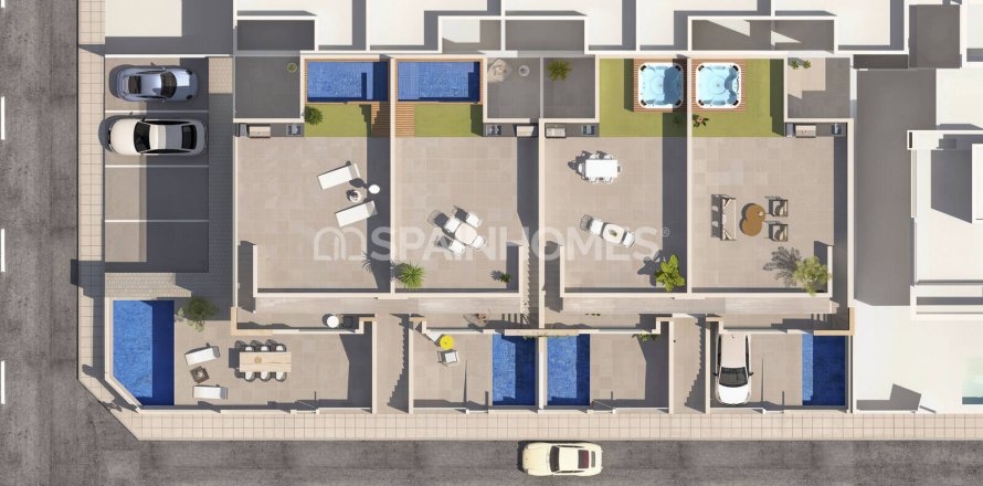 Kattohuoneisto San Pedro del Pinatar, Murcia, Espanja 2 makuuhuonetta, 84 m2 No. 161601