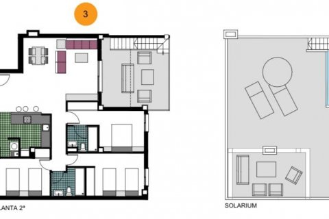 Продажа квартиры Торре-де-ла-Орадада, Аликанте, Испания 3 спальни, 115м2 №109086 - фото 9