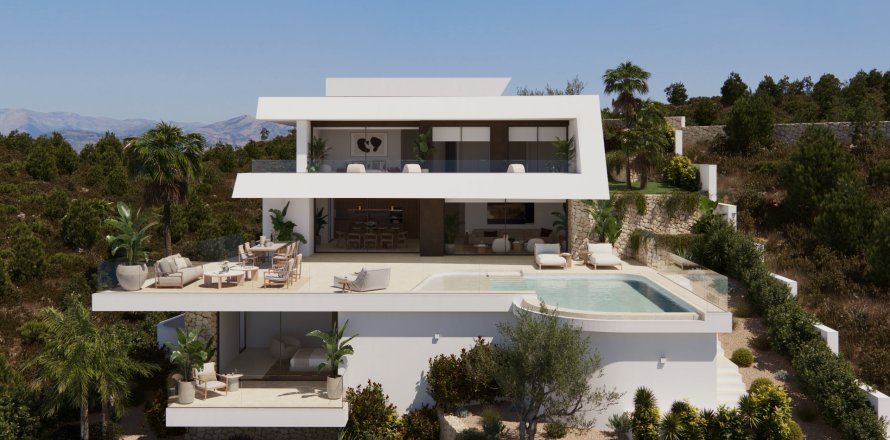 Huvila Benitachell, Alicante, Espanja 4 makuuhuonetta, 270 m2 No. 191742